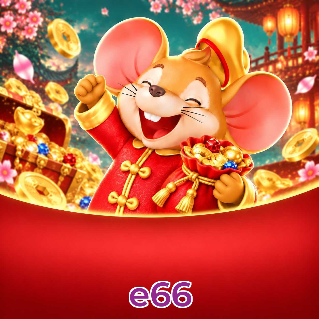 Interface de jogos na e66 incluindo Plushie Frenzy
